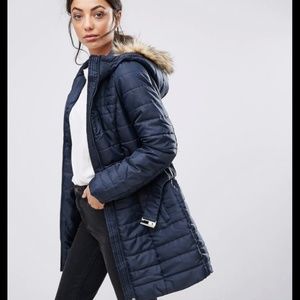 VERO MODA Navy Blue Parka